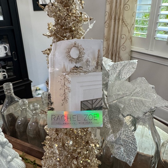 RACHEL ZOE EXQUISITE LG GOLD/CRYSTAL CHRISTMAS TREE NEW ‼️‼️LAST ONE‼️‼️ - Picture 6 of 9